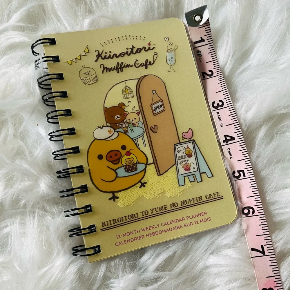 *NWOT* Kiiroitori Muffin Cafe Planner - Yellow